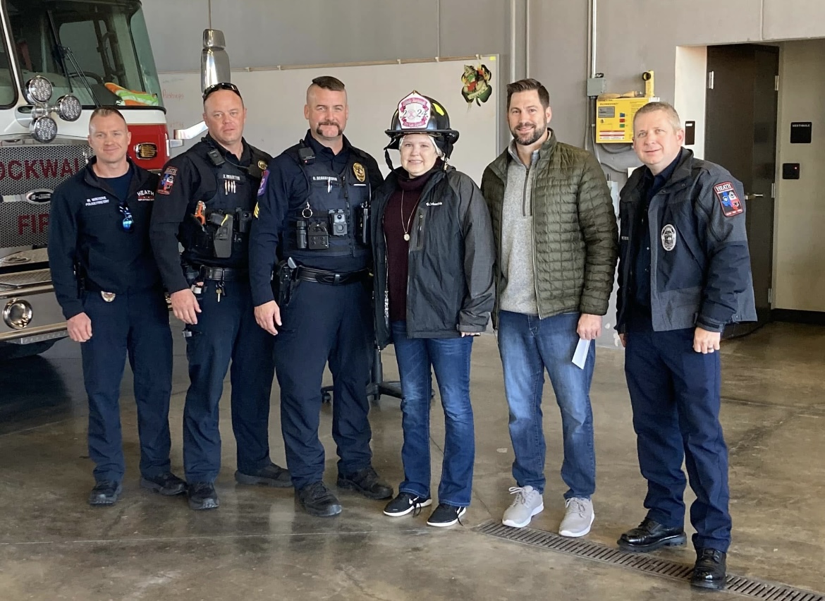 Heath PFA donated $2500 towards breast cancer